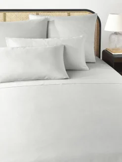 Katoensatijnen laken Comfort^Westwing Collection New