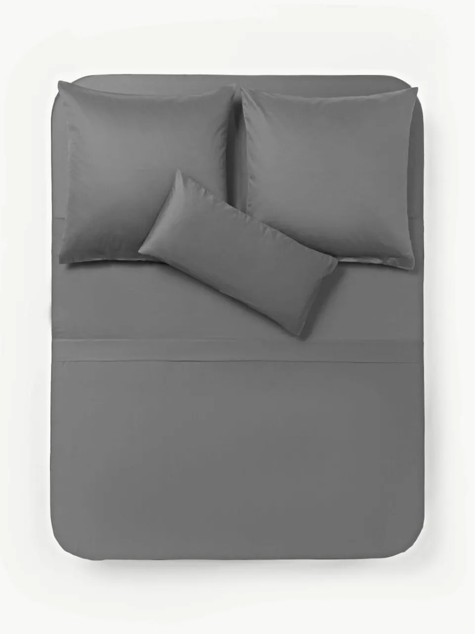 Katoensatijnen laken Comfort^Westwing Collection Best