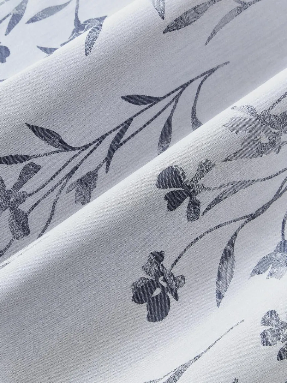 Katoensatijnen laken Hurley met jacquard patroon^Westwing Collection Online