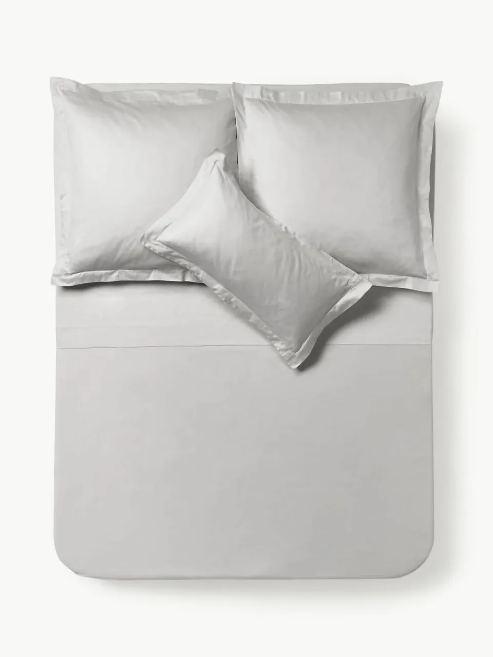 Katoensatijnen laken Premium^Westwing Collection New