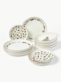 Kerstavond porseleinen servies voor 4 personen (12-delig)^Westwing Collection Hot