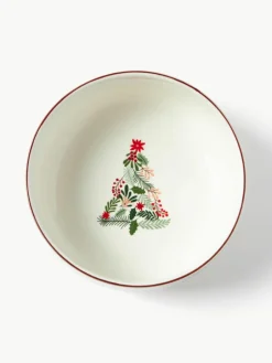 Kerstavondschalen van porselein, 4 stuks^Westwing Collection Outlet