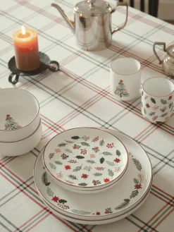 Kerstavondschalen van porselein, 4 stuks^Westwing Collection Outlet