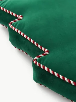 Kerstboom sierkussen Ziva van fluweel^Westwing Collection Hot