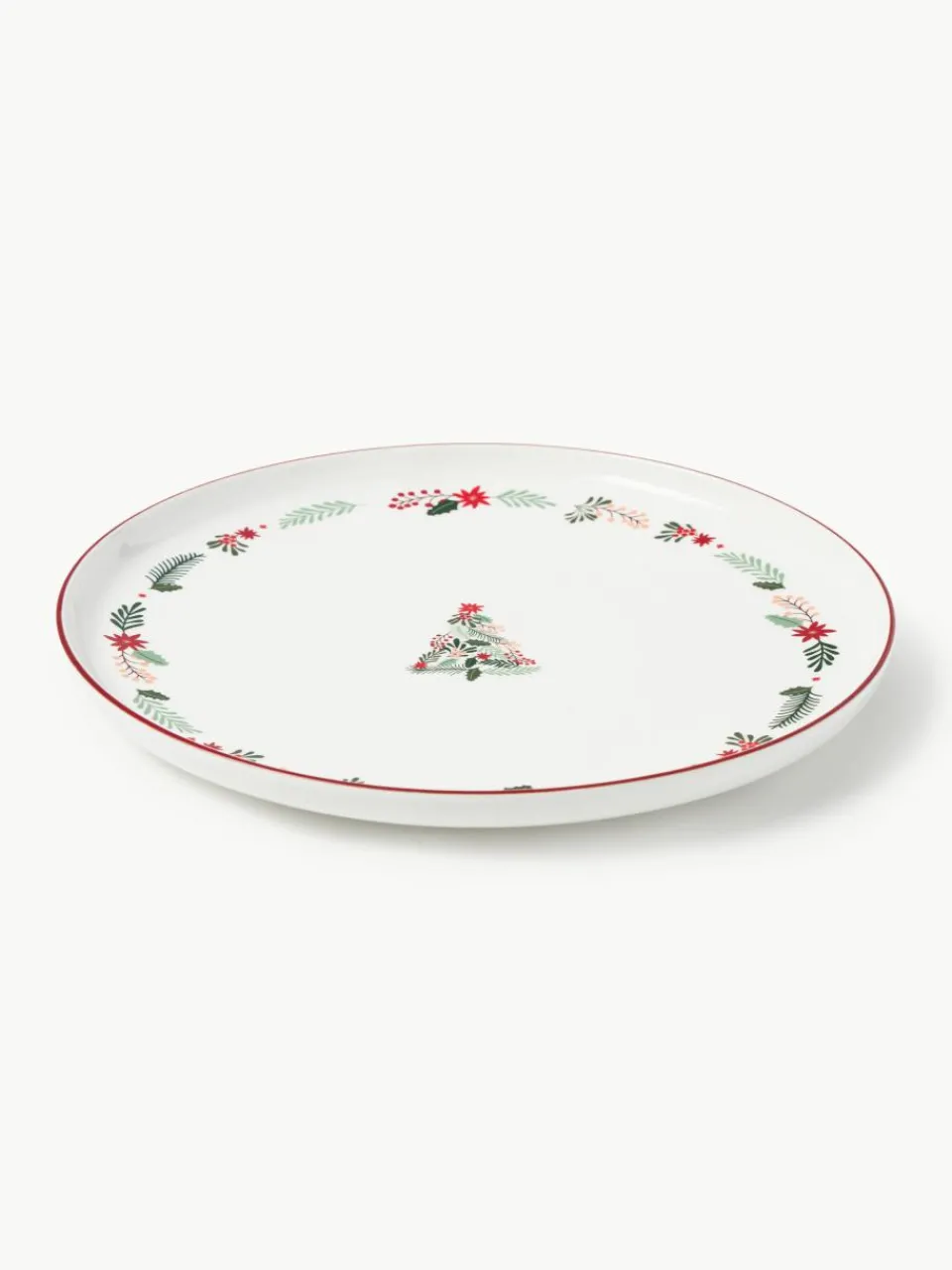 Kerstserveerbord Eve van porselein^Westwing Collection Fashion