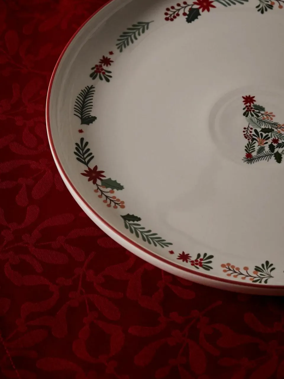 Kerstserveerbord Eve van porselein^Westwing Collection Fashion