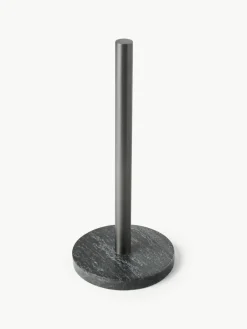 Keukenrolhouder Black Brass met marmeren voet^ferm LIVING Online