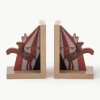 Kinder boekensteunen Santos, 2 stuks^Bloomingville Mini Fashion