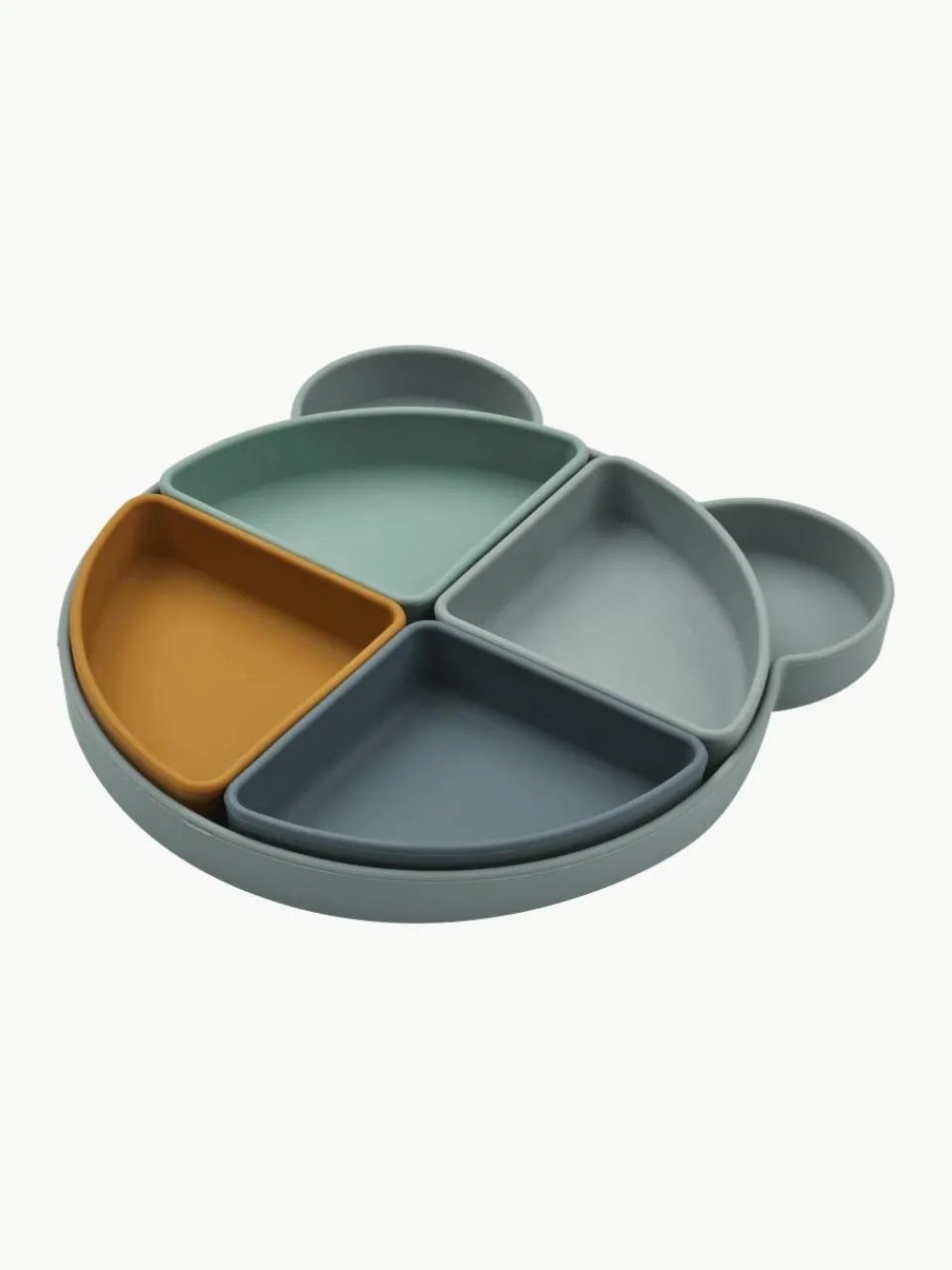 Kinderborden Arne met verdelingen, set van 5^Liewood Discount