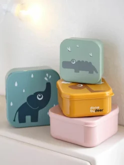 Kinderlunchbox Deer Friends, set van 3^Done by Deer New