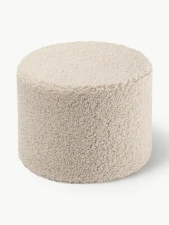 Kinderpoef Sugar uit teddy, Ø 40 cm^Wigiwama Discount
