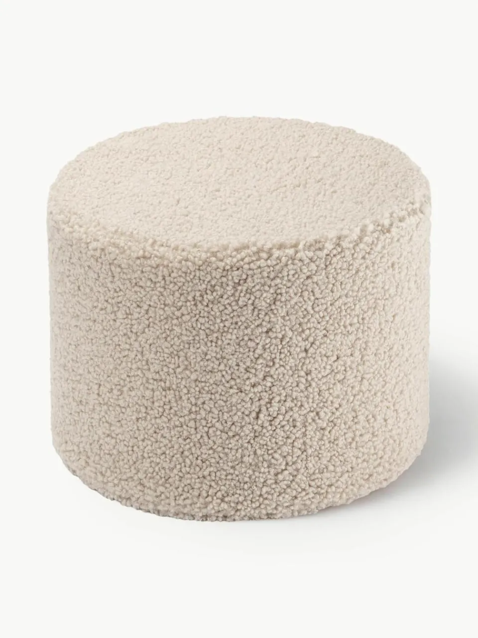 Kinderpoef Sugar uit teddy, Ø 40 cm^Wigiwama Discount