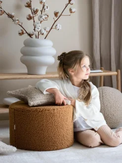 Kinderpoef Sugar uit teddy, Ø 40 cm^Wigiwama Sale