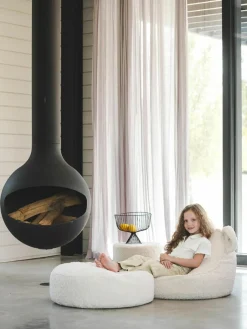 Kinderpoef Sugar uit teddy, Ø 65 cm^Wigiwama Sale