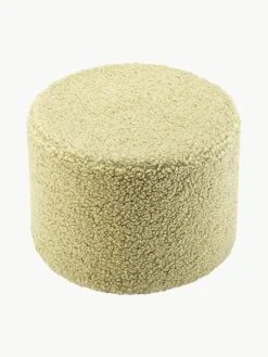 Kinderpoef Sugar uit teddy, Ø 40 cm^Wigiwama Fashion