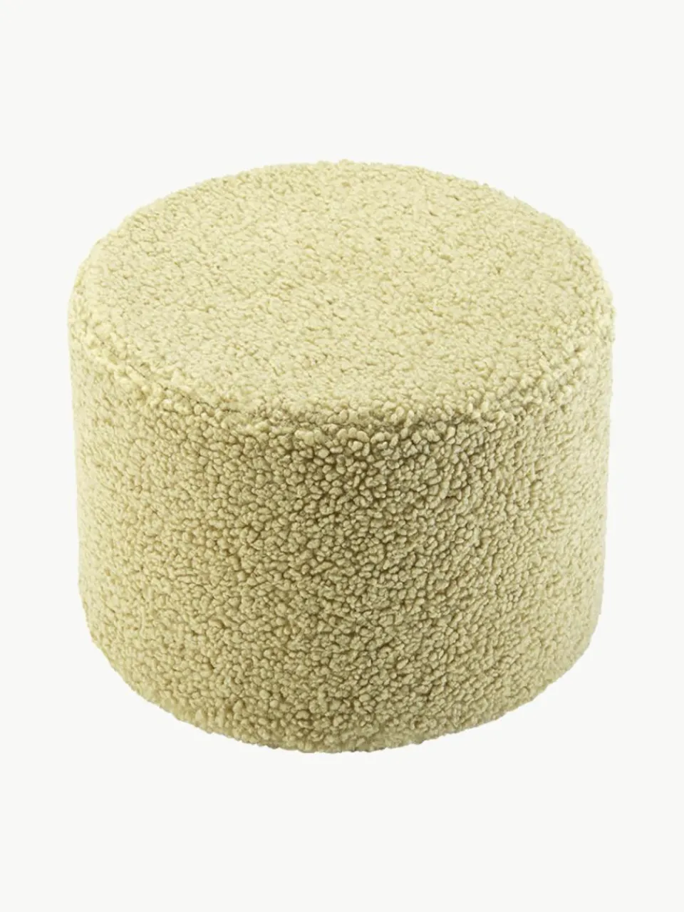 Kinderpoef Sugar uit teddy, Ø 40 cm^Wigiwama Fashion
