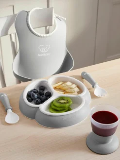 Kinderservies Bliss met slabbetje, 4-delig^Westwing Best