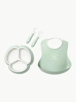Kinderservies Bliss met slabbetje, 4-delig^Westwing Fashion