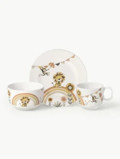 Kinderserviesset Roar like a Lion van porselein, 1 persoon (3-delig)^Villeroy & Boch Fashion