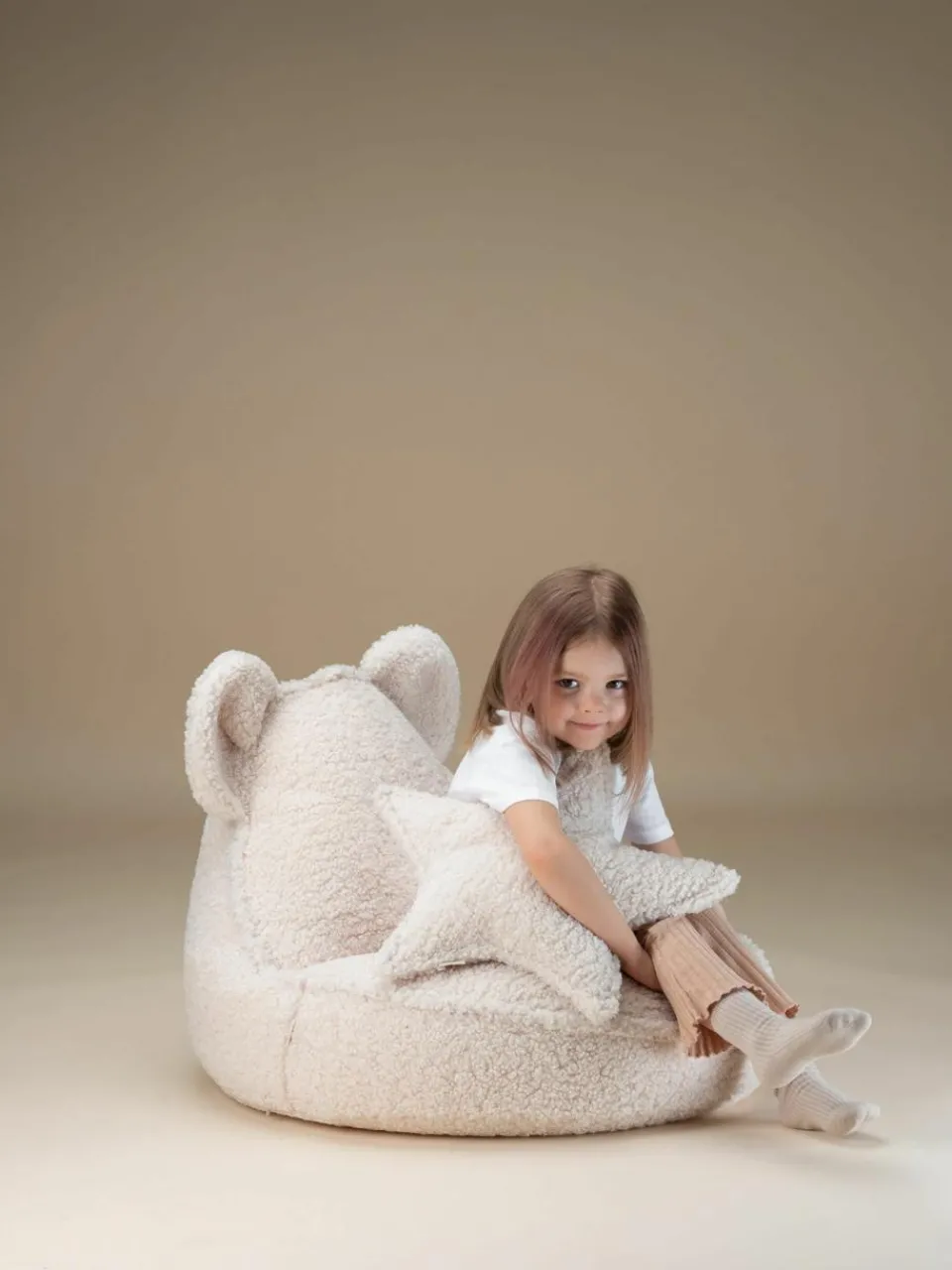 Kinderzitzak Beer uit teddy^Wigiwama Online