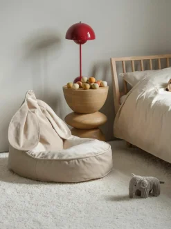 Kinderzitzak Bunny van fluweel^Wigiwama Outlet
