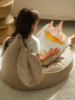 Kinderzitzak Bunny van fluweel^Wigiwama Outlet