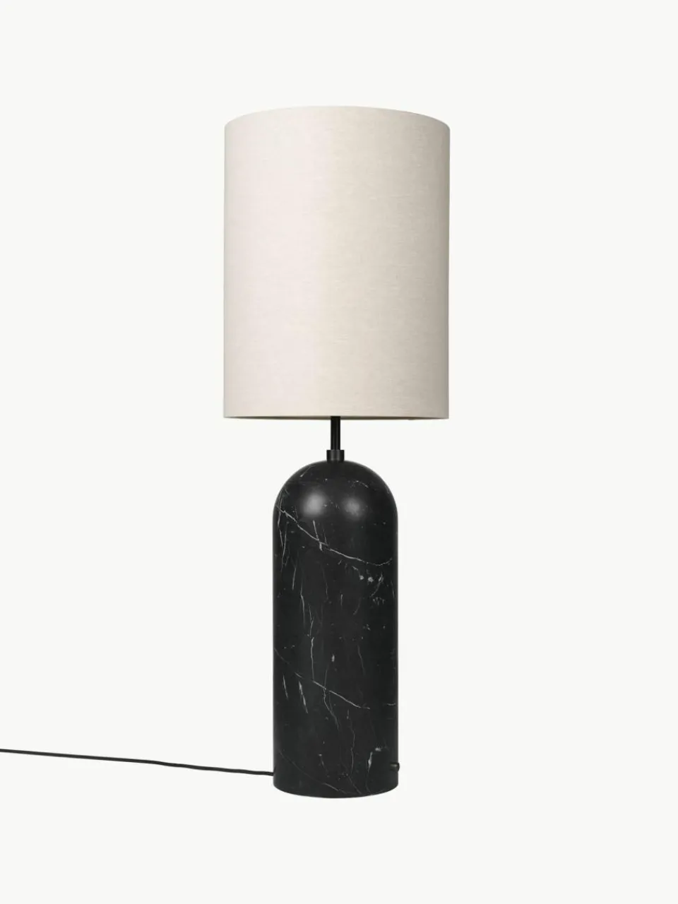 Kleine dimbare vloerlamp Gravity met marmeren voet^GUBI Sale