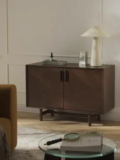 Kleine dressoir Diana van eikenhout^Westwing Collection Hot