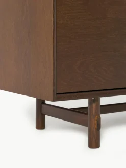 Kleine dressoir Diana van eikenhout^Westwing Collection Hot
