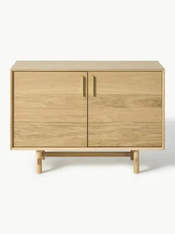 Kleine dressoir Diana van eikenhout^Westwing Collection New