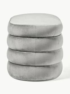 Kleine fluwelen bank Alto met opbergruimte^Westwing Collection Best