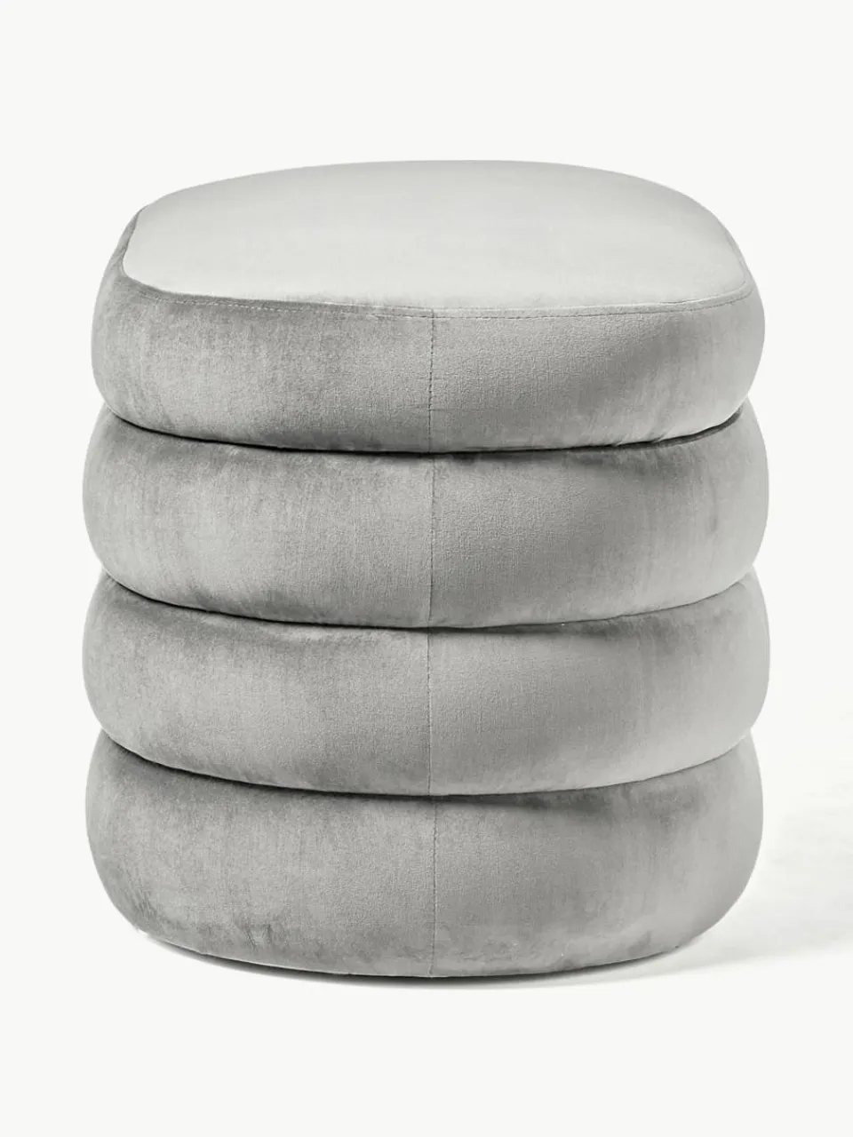 Kleine fluwelen bank Alto met opbergruimte^Westwing Collection Best