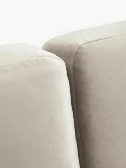 Kleine fluwelen hoekbank Fluente^Westwing Collection New