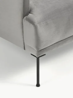 Kleine fluwelen hoekbank Fluente^Westwing Collection Best