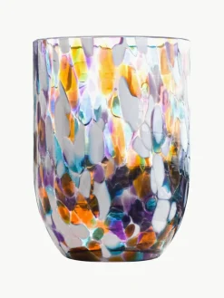 Kleine handgemaakte waterglazen Splash, 6 stuks^ANNA VON LIPA Outlet