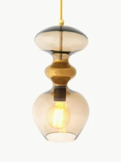 Kleine hanglamp Futura, mondgeblazen^EBB & FLOW Hot