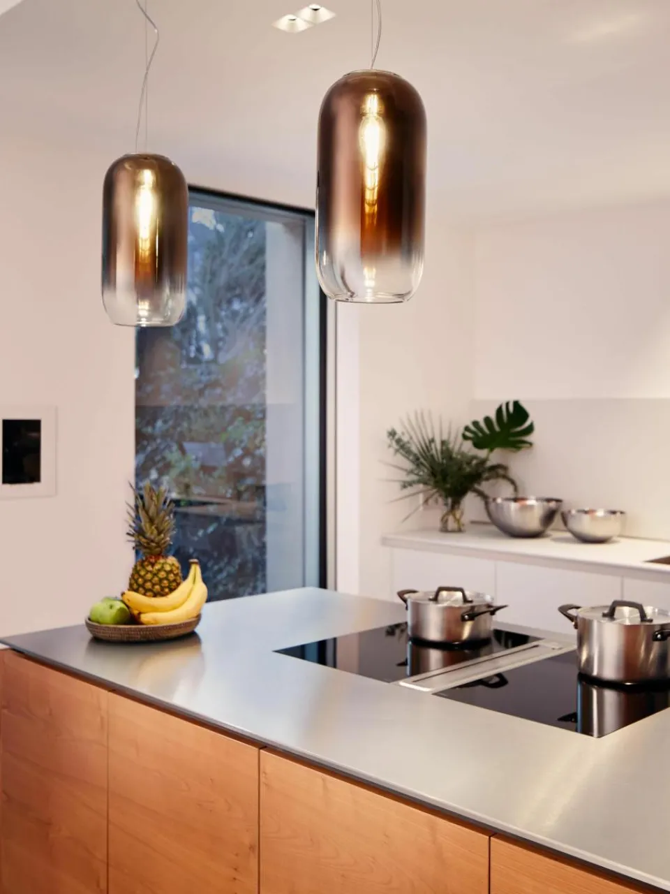 Kleine hanglamp Gople, mondgeblazen^Artemide New