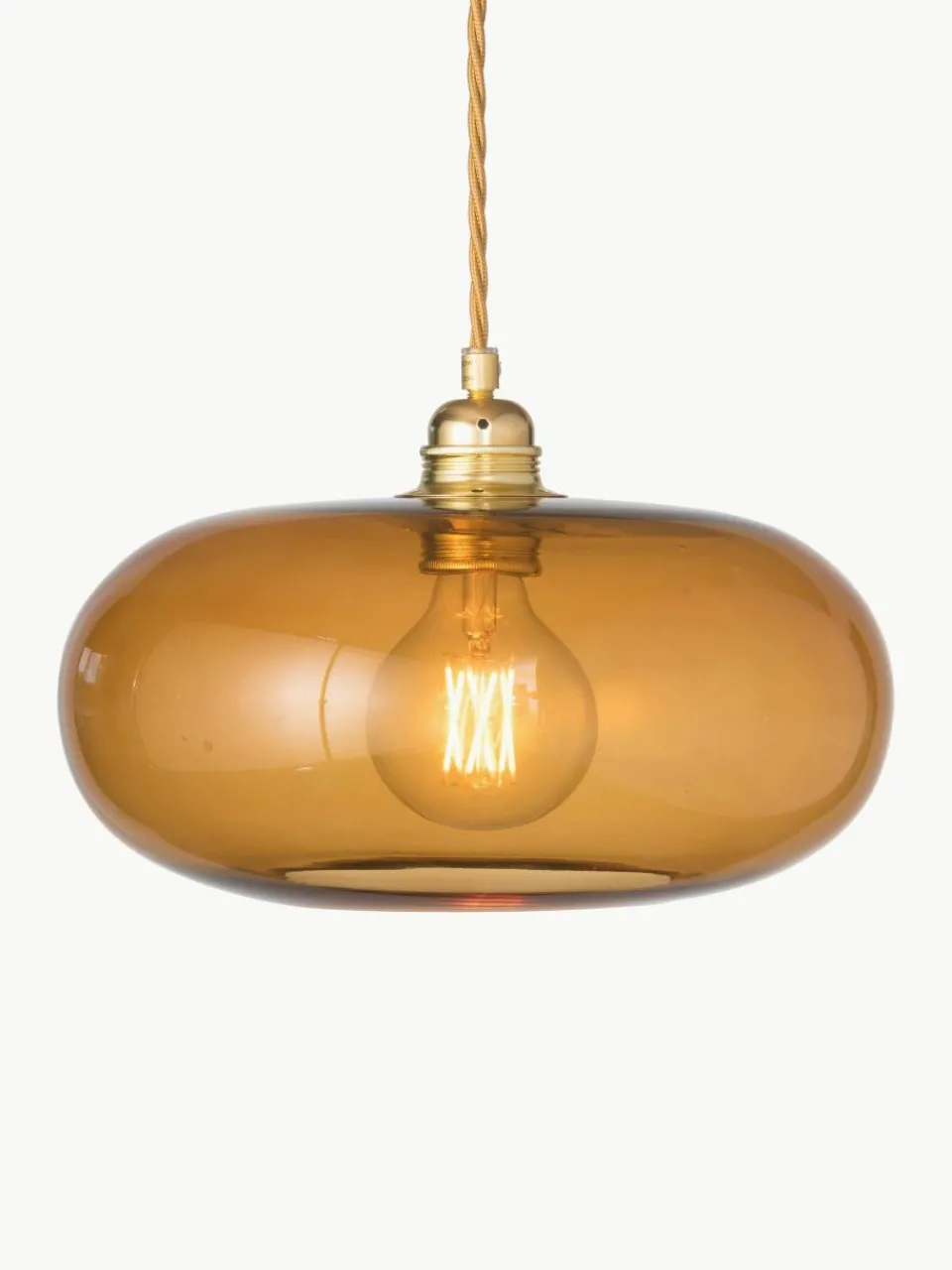 Kleine hanglamp Horizon, mondgeblazen^EBB & FLOW Hot