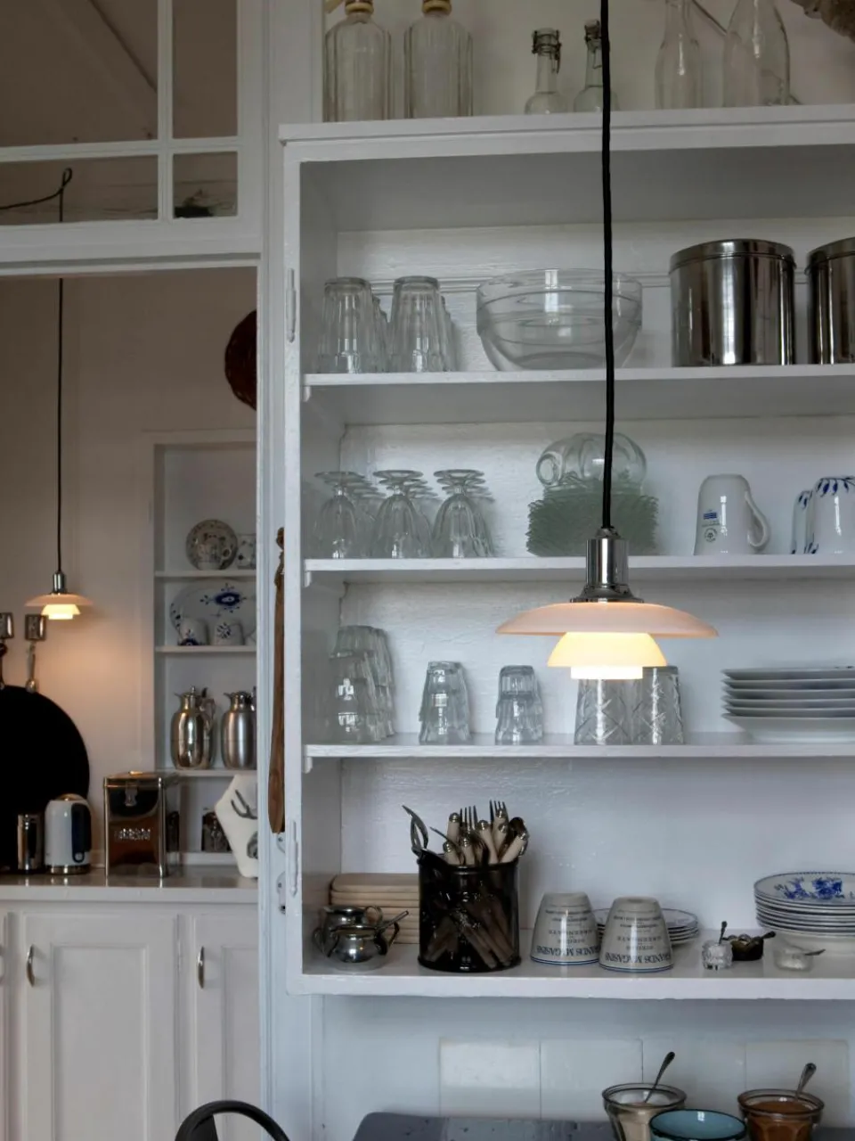 Kleine hanglamp PH 2/1, mondgeblazen^Louis Poulsen New