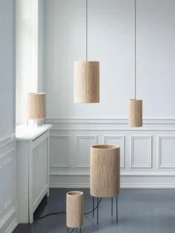 Kleine hanglamp RO van jute, Ø 23 cm^Made By Hand Hot