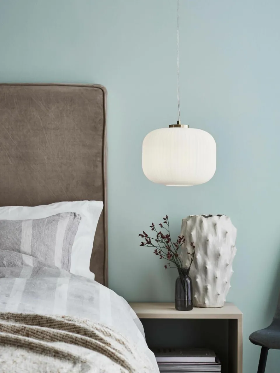 Kleine hanglamp Sober met glazen lampenkap^Markslöjd New
