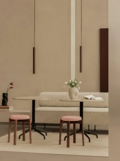 Kleine hanglamp Tubulaire met geribbeld oppervlak, H 48 cm^Audo Copenhagen Hot