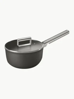 Kleine kookpot 50's Style met deksel en antiaanbaklaag^Smeg Outlet