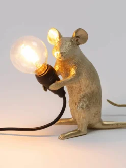 Kleine LED tafellamp Mouse met USB-aansluiting^SELETTI Clearance