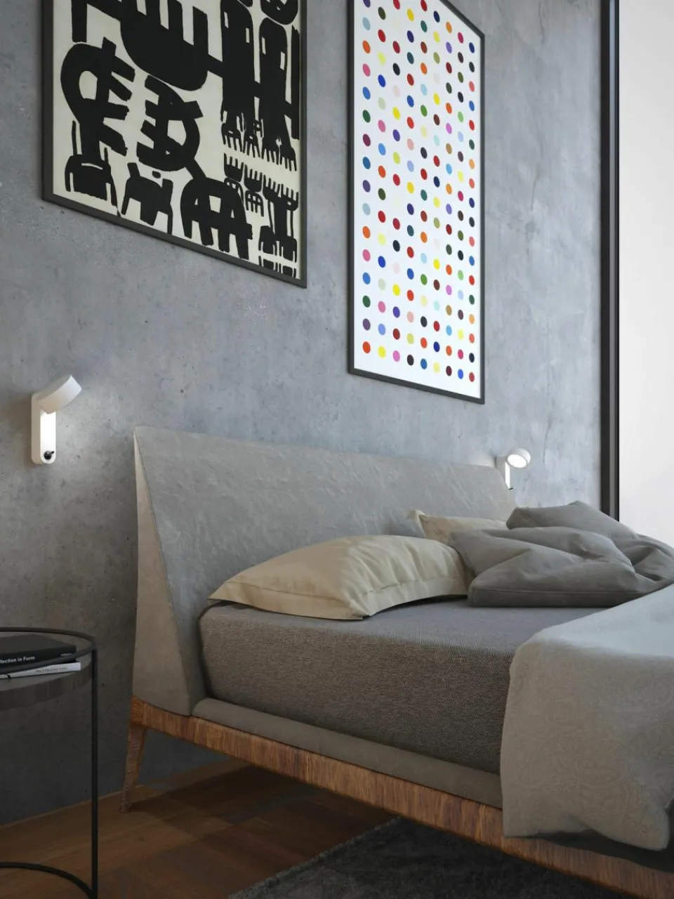 Kleine LED wandlamp Toggle met verstelbare lampenkap^Westwing Online