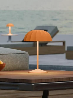 Kleine mobiele LED outdoor tafellamp Ombrellino, dimbaar^sompex Best