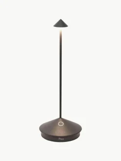 Kleine mobiele LED tafellamp Pina, dimbaar^zafferano Hot