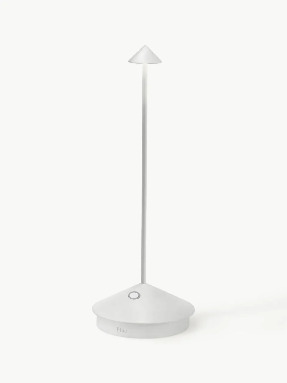 Kleine mobiele LED tafellamp Pina, dimbaar^zafferano Best