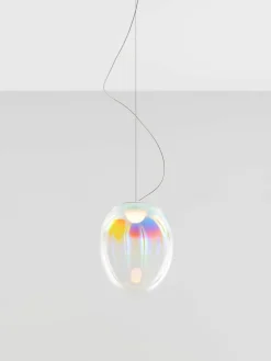 Kleine mondgeblazen LED hanglamp Stellar Nebula, dimbaar, Ø 16 cm^Artemide Discount