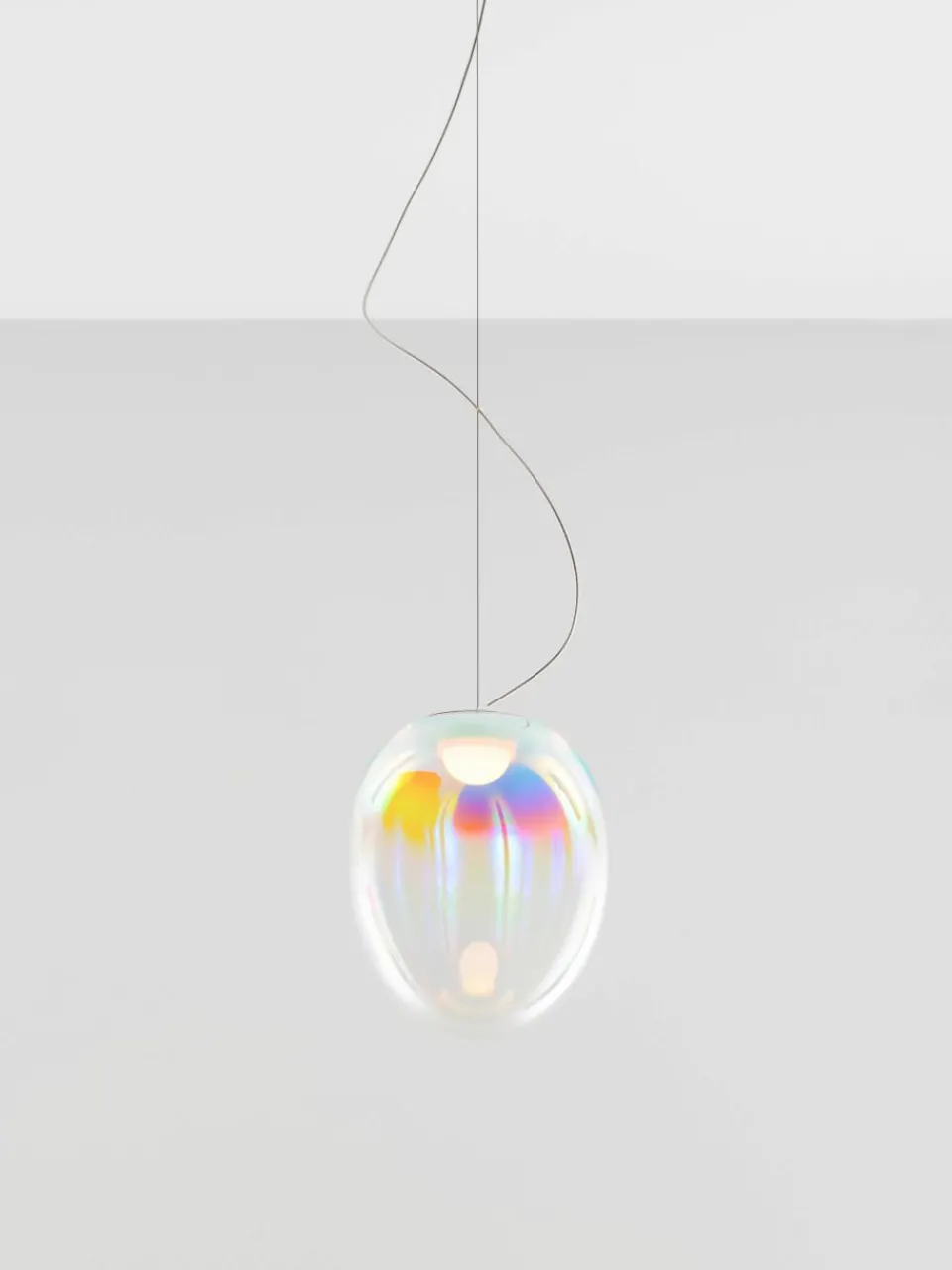 Kleine mondgeblazen LED hanglamp Stellar Nebula, dimbaar, Ø 16 cm^Artemide Discount